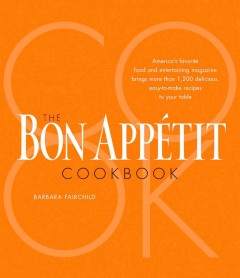 The Bon appetit cookbook  Cover Image