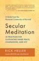 Go to record Secular meditation : 32 practices for cultivating inner pe...